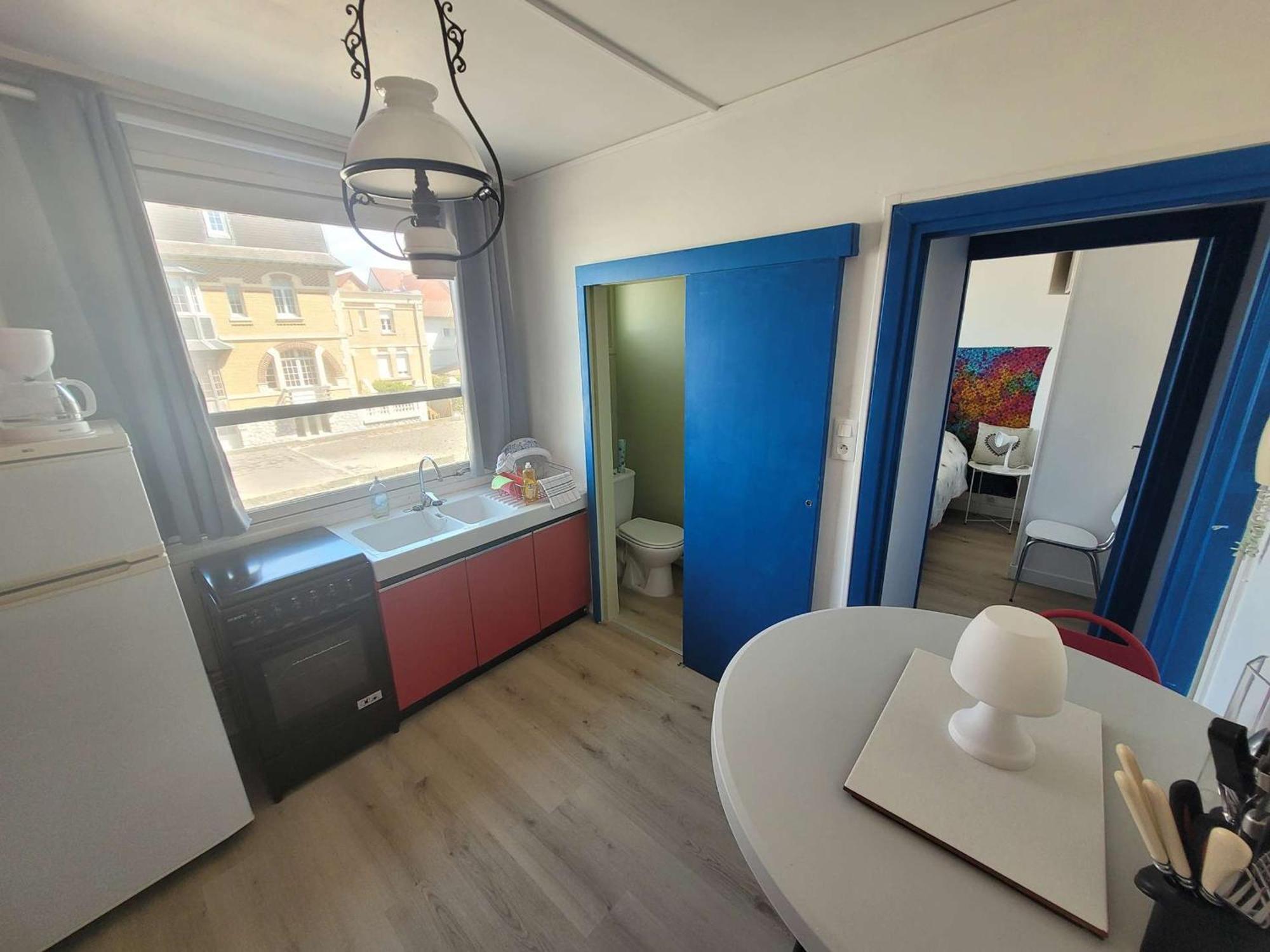 T2 De 20m² Face A La De Berck-sur-mer, Avec Et Ascenseur - Fr-1-674-48 Apartment Berck